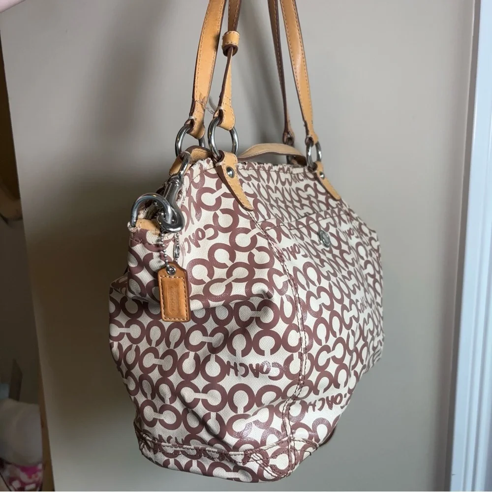 Coach signature canvas satchel - Picture 3 of 8